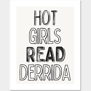 Hot Girls Read Derrida Posters and Art